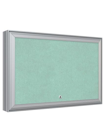 Люк ревизионный D Ceramo Base 300х200 скрытый монтаж съемный алюминий EVECS