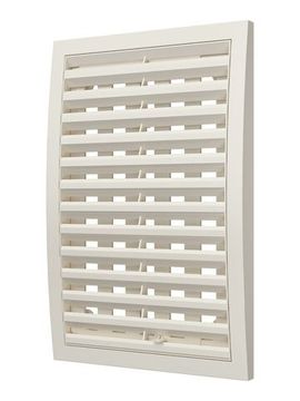 Решетка вентиляционная РРП разъемная регулируемая 200х300 пластик Ivory ERA