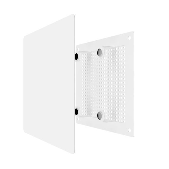 Решетка вентиляционная RVM сетка разъемная на магнитах 140х140 окрашсталь ERA