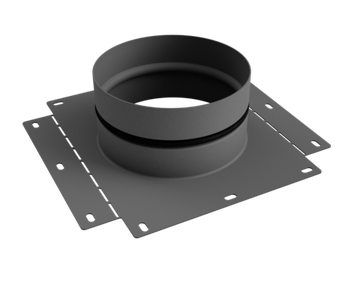 Соединение коллектора/плоскоканального воздуховода AirDS 200 мм (серое)