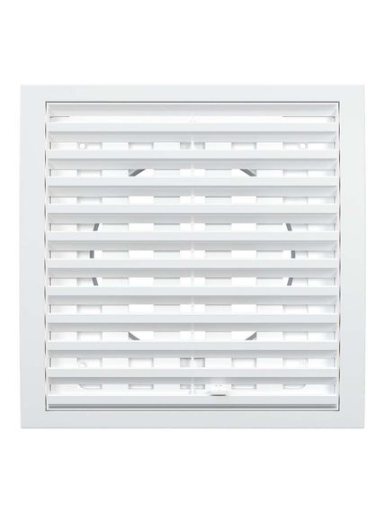 Решетка вентиляционная RRPF фланец D125 разъемная регулируемая 200х200 пластик ERA