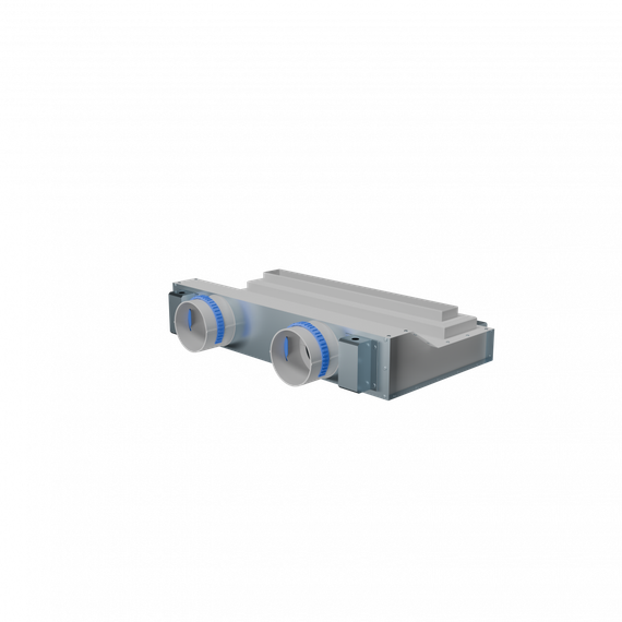 Flexag SHN-1-500-25-W щелевой диффузор с низкопрофильной КСД под гипсокартон, белый