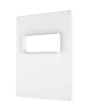 Площадка торцевая ПТГ фланец 120х60 горизонтальная 180х250 пластик ERA