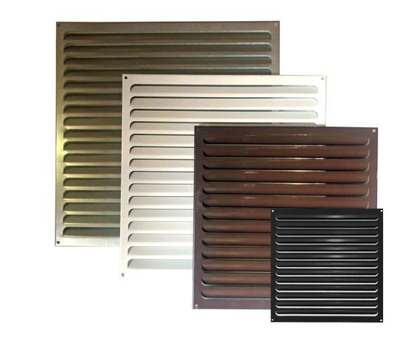 Решетка металлическая бежевая 500х500мм 5050РМСЛ