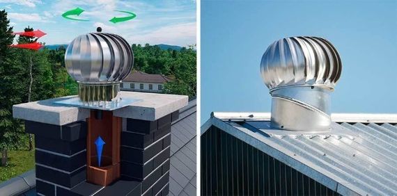 Турбодефлектор ТД фланец D500 оцинк.сталь ERA