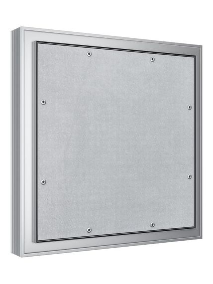 Люк ревизионный D Ceramo Comfort 400х400 скрыт.монтаж усил.петля алюминий EVECS