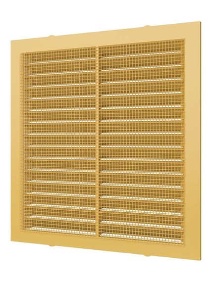 Решетка вентиляционная С сетка 138х138 пластик Beige ERA