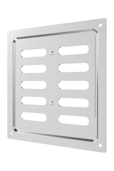 Решетка вентиляционная MER регулируемая 150x154 окраш.сталь Chrome ERA