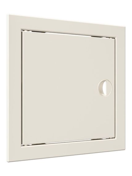 Люк ревизионный ЛР фланец 196х196 ручка 218х218 пластик Ivory EVECS