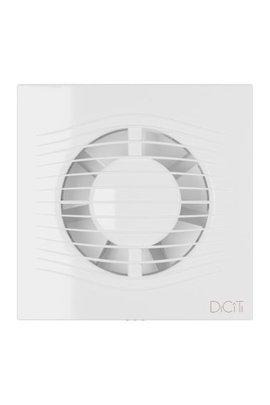 Вентилятор накладной SLIM D100 обратный клапан DICITI