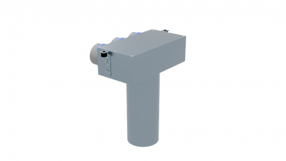 Flexag PCP-125/75x3 пленум вентиляционный потолочный, D125, на 3 выxода, L=300 мм