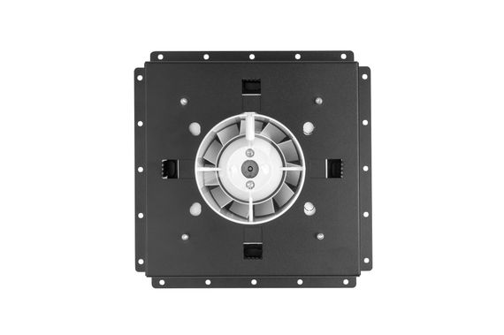 Решетка скрытого монтажа SECRET ПОД ПЛИТКУ 207х207 с вентилятором 100СНК, обратный клапан, таймер+датчик влажности, черная, 100мм