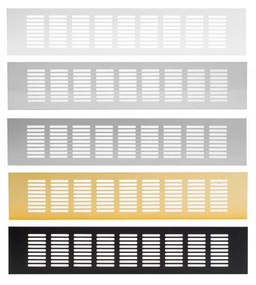 Вентиляционная решетка Благовест 100x800, белая