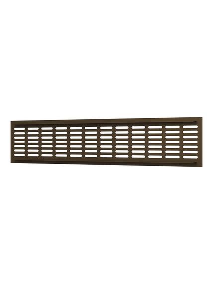 Решетка вентиляционная DP AL переточная 480х100 алюминий Dark bronze ERA