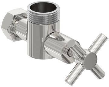 Вентиль Сунержа угловой крест (G 1" НР х G 3/4" НГ)