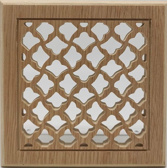 Решетка декоративная деревянная на магнитах Пересвет К-30 150х150мм
