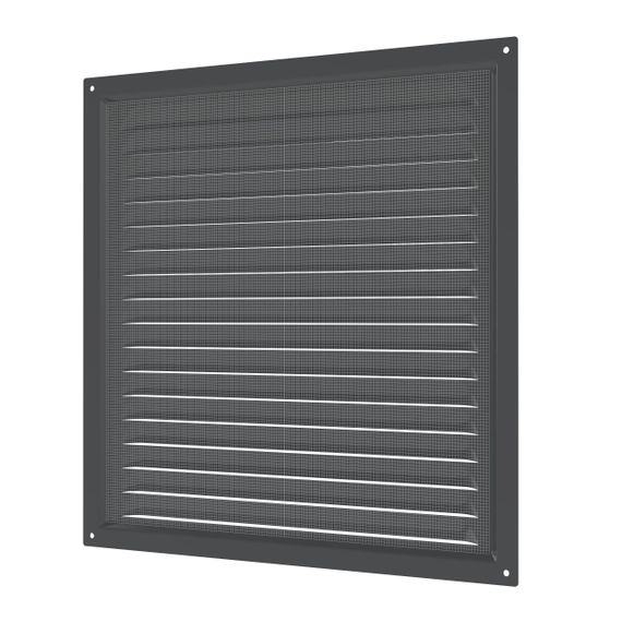 Решетка вентиляционная МЭ сетка 300х300 окраш.сталь Gray ERA