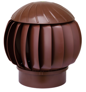 Ротационная вентиляционная турбина, РВТ 160 мм коричневый RAL 8017, серия Twister