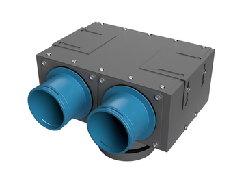 Пленум AirDS потолочный оцинкованный, 125 мм, 4*75 мм. Стандарт (серый)