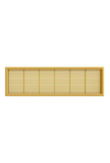 Решетка вентиляционная ДП фланец 220х60 переточная 227х67 пластик Beige ERA