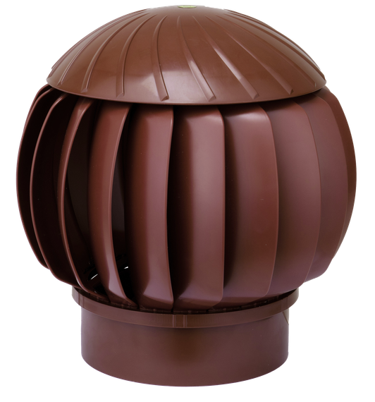 Готовый комплект, изолированный на скатные кровли из профильного листа МП-20 (С20) d 125/160 мм, цвет коричневый RAL 8017, серия Twister