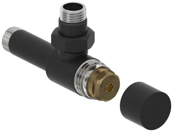 Вентиль Сунержа угловой под шестигранник (G 1/2&quot; НР х G 1/2&quot; НР)