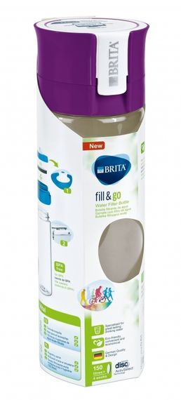 Фильтр-бутылка BRITA Fill&amp;Go Vital, Фиолетовая 0,6л
