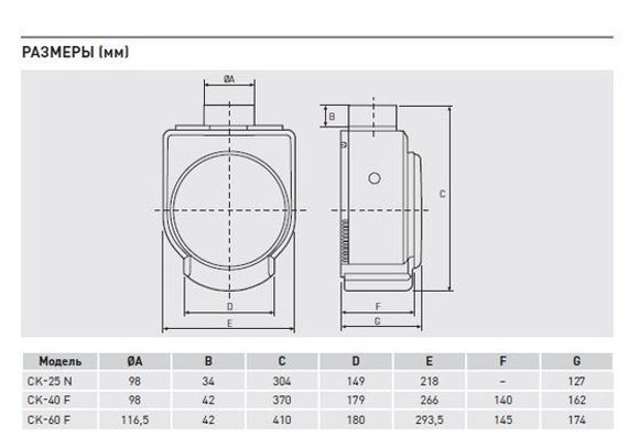 Кухонная вытяжка Soler &amp; Palau CK 60F