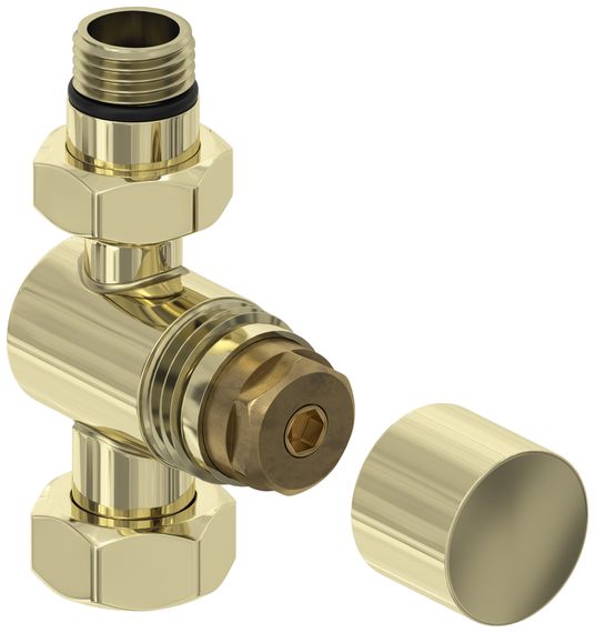 Вентиль Сунержа прямой под шестигранник (G 1/2&quot; НР х G 3/4&quot; НГ)