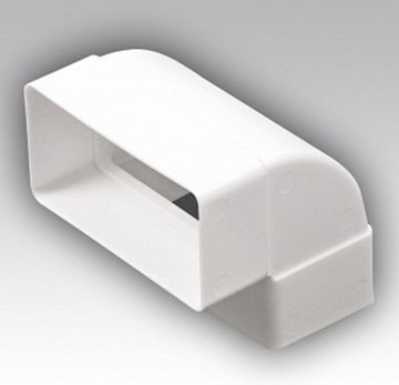 Колено КВП 60х120 вертикальное пластик ERA