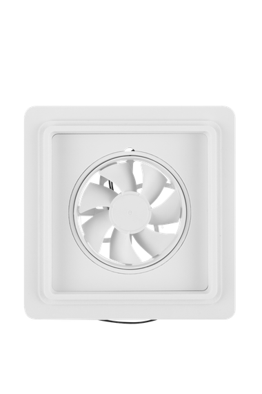 Вентилятор теневой Technova SHADOW 100К Квадрат с обратным клапаном, под натяжной потолок