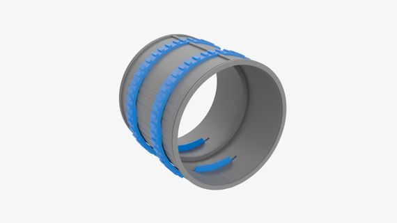 Муфта соединительная Flexag FLS90-G, цвет серый