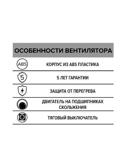 Вентилятор накладной NEO обратный клапан тяговый выключатель D125 ERA