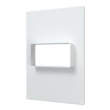 Площадка торцевая ПТГ фланец 120х60 горизонтальная 180х250 пластик ERA