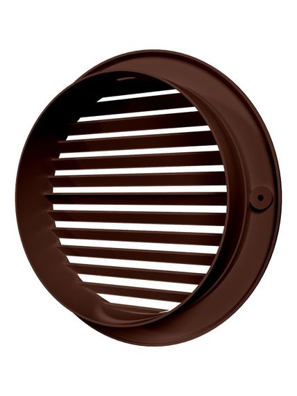 Решетка вентиляционная РКН фланец D150 D186 ASA Brown ERA