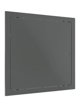 Люк ревизионный LN фланец 200x200 нажимной 224х224 пластик Gray EVECS