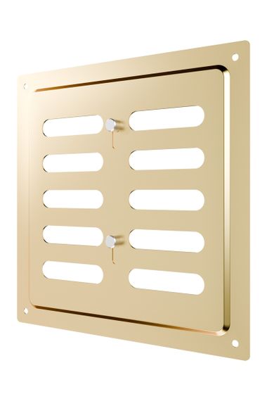 Решетка вентиляционная MER регулируемая 175х175 окраш.сталь Gold ERA