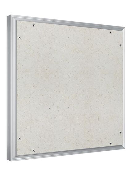 Люк ревизионный D Ceramo Optimum 500х500 скрыт.монтаж петля алюминий EVECS