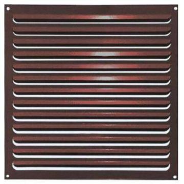 Решетка металлическая коричневая 400х400мм 4040РМк