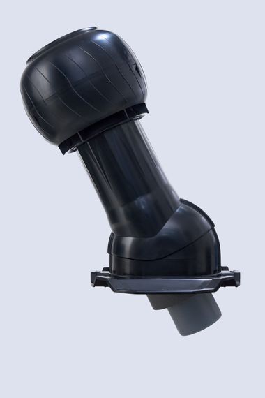 Готовый комплект, изолированный на скатные кровли из профильного листа МП-21 (С21) d 150/160 мм, цвет черный RAL 9005, серия Static