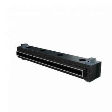 Flexag RA-1-1000-30-B щелевой диффузор с КСД под натяжной потолок, черный