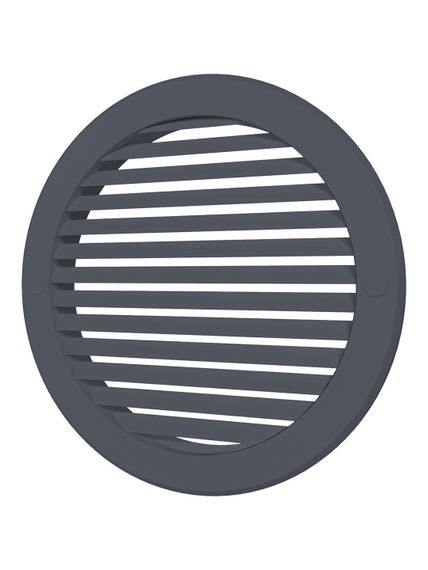 Решетка вентиляционная РКН фланец D160 D196 ASA Gray ERA