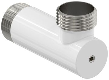 Уголок со спускным клапаном Сунержа переходной (G 1" НР х G 1" НР)