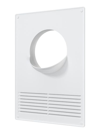 Площадка торцевая ПТПР фланец D110 решетка 180х250 пластик ERA