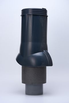Вентиляционный выход изолированный Ø 110/160 мм серый графит RAL 7024, серия Static