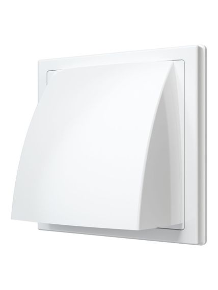 Выход стенной КФВ фланец D100 обр.клапан 150x150 ASA Ivory ERA