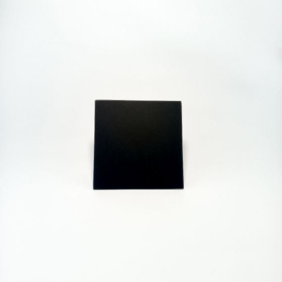Анемостат-диффузор дизайнерский DN 150 квадрат черный (RAL9005) глянец