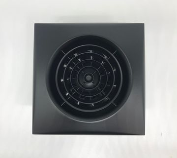 Вентилятор накладной Soler & Palau Silent 100 CHZ black matte (таймер, датчик влажности)