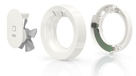 Вентилятор накладной PAX Norte (таймер, датчик влажности, программируемый, Bluetooth управление)