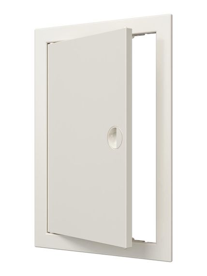 Люк ревизионный ЛР фланец 196х296 ручка 218х318 пластик Ivory EVECS